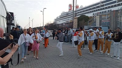 تقل 1460 راكبا وبحارا.. ميناء بورسعيد تستقبل الباخرة السياحية BOREALIS