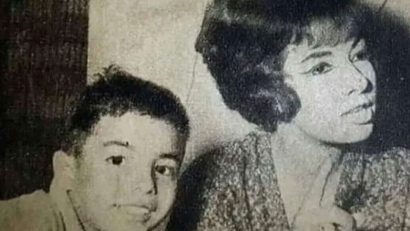 شريفة فاضل وابنها