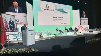 وزير النقل يشارك في الجلسة الافتتاحية للمؤتمر العالمي للسرعة الفائقة
