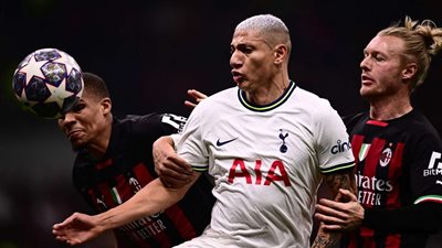 التشكيل المتوقع لـ توتنهام وميلان في دوري أبطال أوروبا