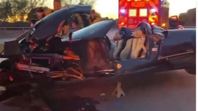 .. 52 مليون جنية.. ملياردير أمريكي يحطم سيارة