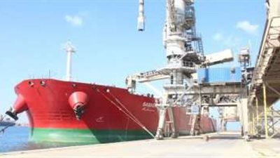 للمرة الثانية ..ميناء دمياط يستقبل سفينة البضائع العامة 