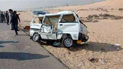 إصابة 3 أشخاص في حادث إنقلاب سيارة بالجيزة