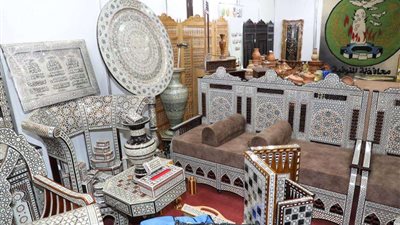 وزير التنمية المحلية ووزيرة البيئة يفتتحا معرض محافظة المنوفية للحرف اليدوية والتراثية