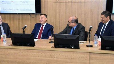 رئيس الطاقة الذرية ومدير التعاون الفني بالوكالة الدولية يزوران جامعة عين شمس