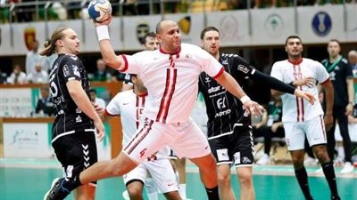 كرة اليد| الزمالك يفوز على الجزيرة بنتيجة 38/31