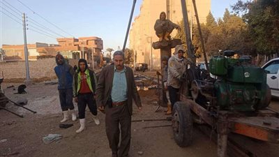 الوحدة المحلية بالمنيا تتابع نسب تنفيذ المشروعات بكافة القطاعات الخدمية