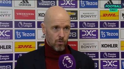 تين هاج:كانت لنا ضربة جزاء واضحة ولم تحتسب.. الحكم أثر على المباراة