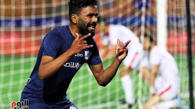 عاجل .. علي فوزي صعب المهمة على الزمالك ويسجل الهدف الثاني لإنبي