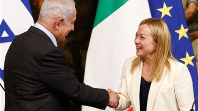 بحضور نتنياهو.. ميلوني تؤكد دعم إيطاليا للعودة للمحادثات لحل القضية الفلسطنية