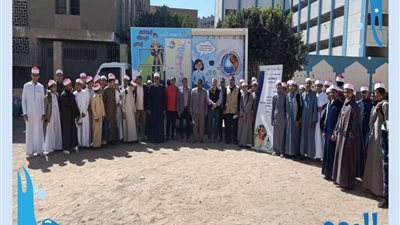 أنشطة توعوية وتفاعلية للأطفال بحملة ترشيد استهلاك المياه بالمنيا