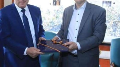 محافظ سوهاج يستقبل السفير الألماني