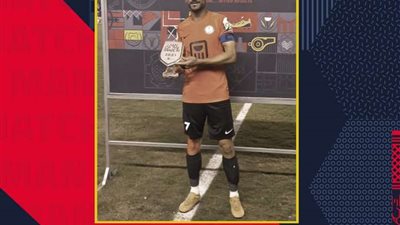 محمود قاعود رجل مباراة البنك الأهلي وبيراميدز