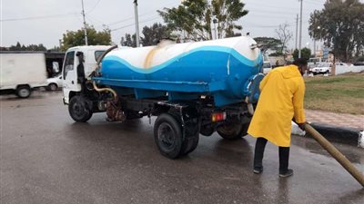 الأمطار تغزو الإسماعيلية ورفع لحالة الطوارئ بالمحافظة