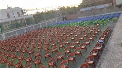 بالصور.. إجراءات احترازية وشاشات عرض لمتابعة مباراة نهائي القرن بـ