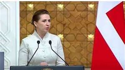 رئيسة وزراء الدنمارك تشكر السيسي لقيادة المنطقة