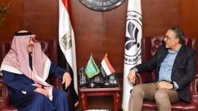 حسام هيبة يبحث  خطة الاستثمار السعودية فى مصر خلال الفترة المُقبلة