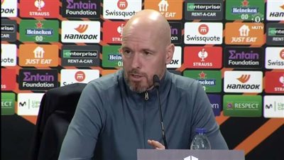 تين هاج:أعتقد أننا لعبنا مباراة واحدة هذا الموسم ولدينا جميع اللاعبين جاهزون