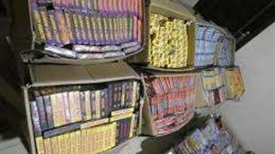 الداخلية تضبط 2 مليون قطعة ألعاب نارية بالجيرة