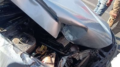 إصابة 3 أشخاص بحادث سيارة ملاكي بتروسكل بطريق الزقازيق الإسماعيلية