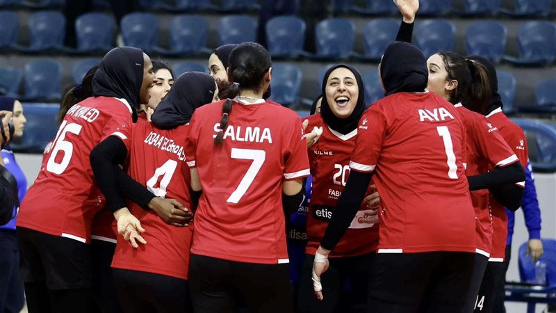 سيدات طائرة الاهلي
