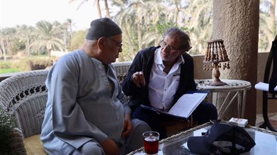 خالد يوسف وصلاح عبدالله.. ننشر الصور الأولى من كواليس مسلسل سره الباتع