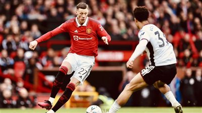 التعادل السلبي يحسم الشوط الأول بين مانشستر يونايتد وفولهام