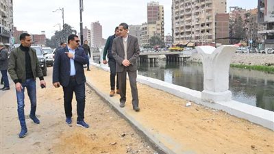 محافظ الغربية يتابع رصف محور المعامل وتطوير كورنيش الغفران