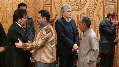 مراسم عزاء سيد قذاف الدم بحضور كبار رجال الدولة المصرية بالقاهرة