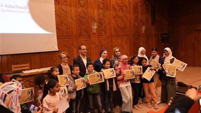 ختام ورش التحريك و cut out وستوب موشن والفن التشكيلي والخط العربي بمهرجان الاسماعيلية