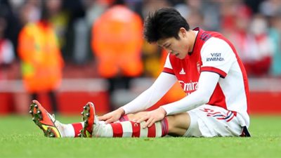 أرسنال يعلن غياب لاعبه لنهاية الموسم بسبب الإصابة