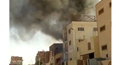 انتداب الأدلة الجنائية لفحص حريق مستشفى أبو الريش