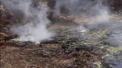 حقيقة خروج نار من باطن الأرض في الوادي الجديد