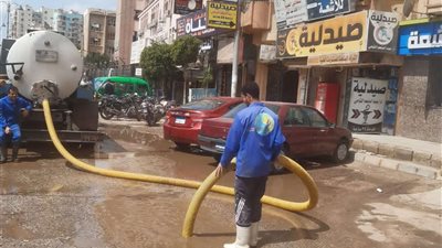 مياه المنوفية: جهود مكثفة لسحب تجمعات مياه الأمطار من شوارع وميادين المحافظة