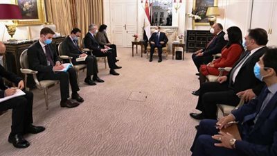 السيسي يستقبل وزير الاقتصاد والمالية الفرنسي