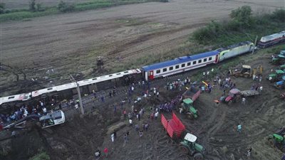 ننشر أسماء مصابي حادث قطار المنصورة