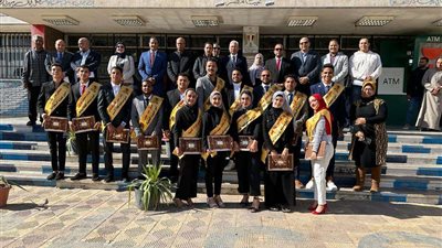 رئيس جامعة المنيا يشهد حفل تنصيب اتحاد طلاب 