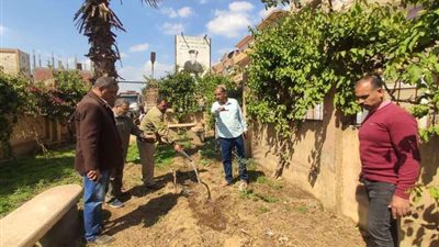 رئيس مدينة أشمون في جولات مكبرة بالوحدات المحلية