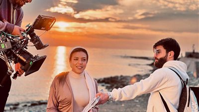 أحدث ظهور للفنانة ناهد السابعي من كواليس مسلسل الأجهر