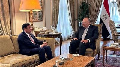 سامح شكري يلتقي وزير خارجية كمبوديا