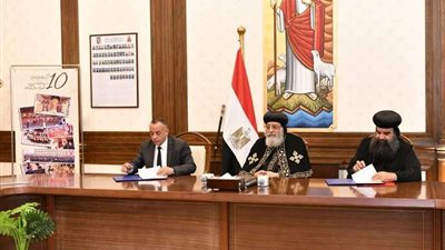 الأعلى للآثار يوقع عقد مشروع ترميم وإنشاء سور دير القديس مارمينا العجايبي