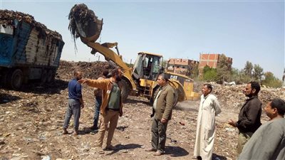 رئيس مدينة أشمون: رفع ما يقرب من 7 آلاف طن تراكمات من وحدة المناولة