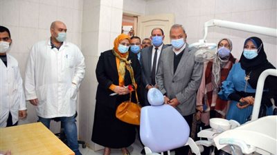 محافظ القليوبية يتفقد الوحدة الصحية بميت راضي بمركز بنها