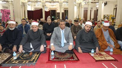 المنوفية تحتفل بذكرى انتصارات العاشر من رمضان بالمسجد الأنصاري بشبين الكوم