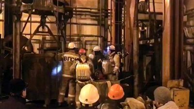 بالقرب من موسكو.. حريق ضخم بأحد المناجم