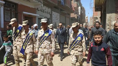 تشييع جثمان الشهيد النقيب محمد جمال بـ المنيا