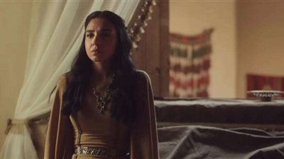 أحدث ظهور للفنانة سلمى أبو ضيف من كواليس مسلسل رسالة الإمام