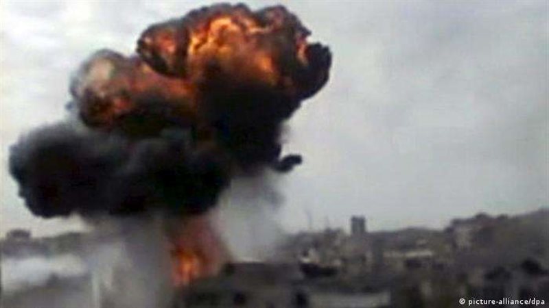 انفجار مطار المزة