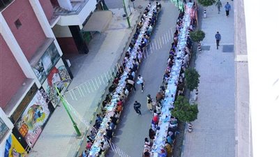 طلاب من أجل مصر ينظمون إفطار جماعي بجامعة سوهاج