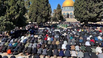 في الجمعة الثالثة من رمضان.. 130 ألف مصلى فلسطيني بالأقصى